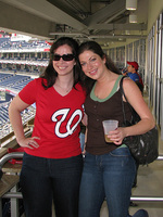 Lauren and i at the ball game