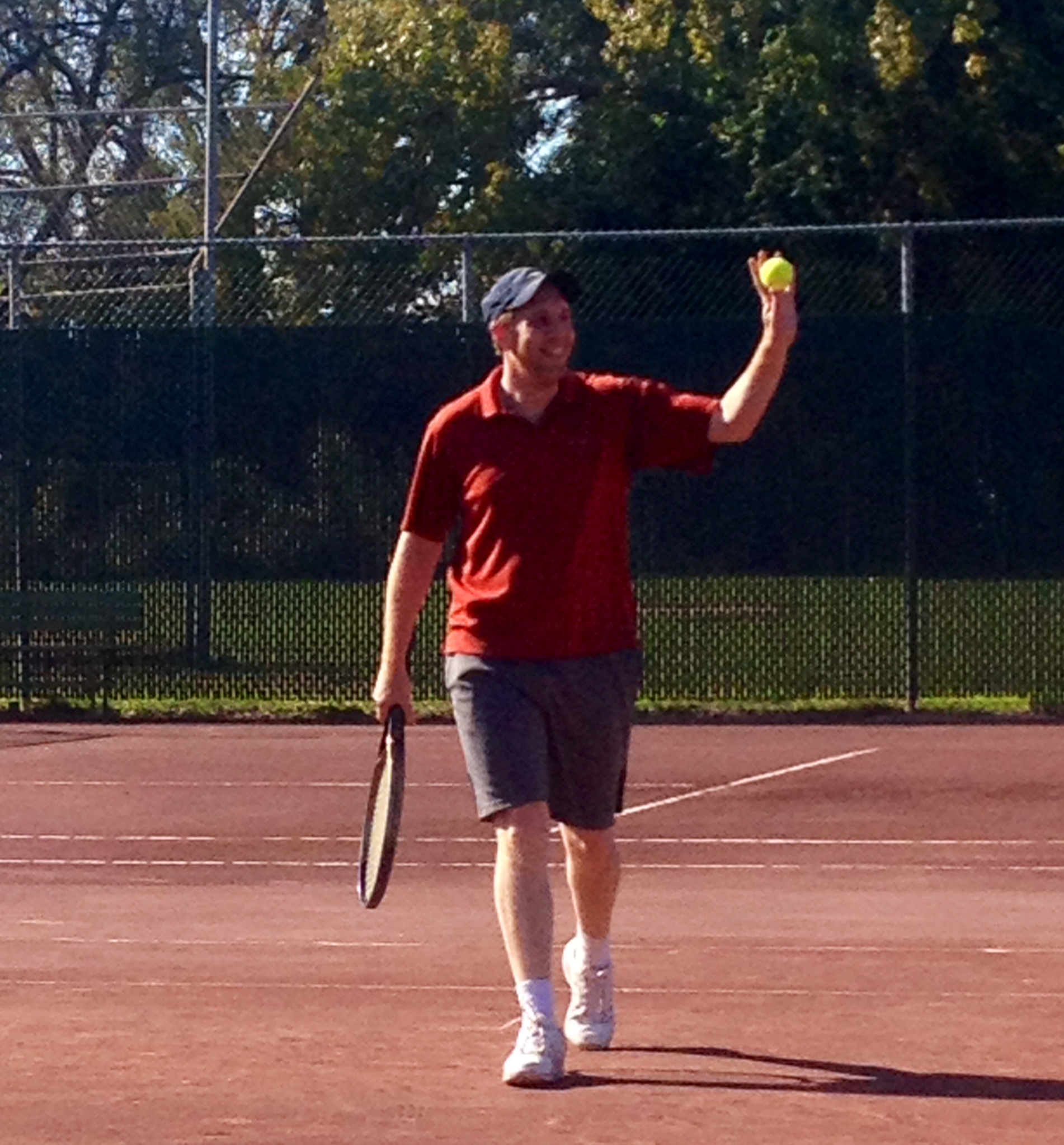 Brandon playing tennis 6