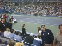 Jose courtside us open